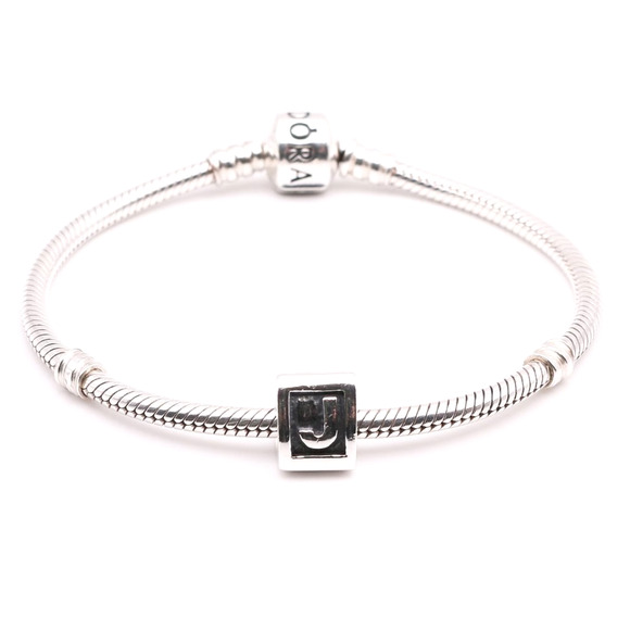 Authentic PANDORA Retired Alphabet Letter - J - 790323J - Picture 4 of 8